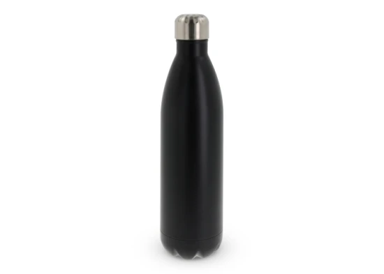 Swing thermos bottle | Stainless steel | 1L | Warm for up to 12h | Black