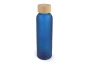 Wasserflasche | Glas und Bambusdeckel | 500ml | Vollfarbiger Rundumdruck