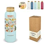 Thermosflasche | Edelstahl und Bambus | 600 ml | Bambusverschluss