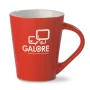 Taza roja brillante | Gres | 250ml