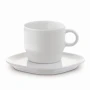 Taza y platillo pequeños | 180ml | Porcelana de alta calidad