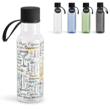 Sagaform water bottle | Tritan plastic & stainless steel | 600ml | Incl. loop