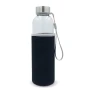 Waterfles | Glas & PP | 500 ml | Met hoes