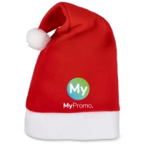 Christmas hat | Flannel 0.028 kg | 38x28 cm | With pompom