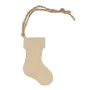 Stocking Shaped Wooden Christmas
