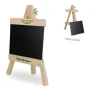 Lavagna su cavalletto | Supporto in legno | 230 mm × 120 mm × 230 mm | Con gesso