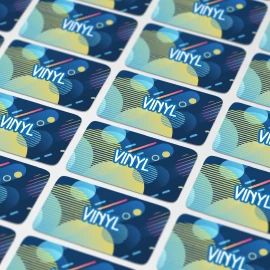 Vinyl stickers | Full colour | Rectangle | 50x20mm | High quality