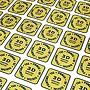 Patch numérique 3D | Matière synthétique | 7 x 7 cm | Effet 3D en relief | Impression en couleur