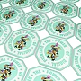 Patch numérique 3D | Vinyle 10 g | 20 x 20 cm | Effet 3D en relief | Impression en couleur | Fabriqué en Europe