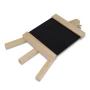Lavagna su cavalletto | Supporto in legno | 230 mm × 120 mm × 230 mm | Con gesso