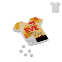 Distributeur de bonbons à la menthe | Plastique | 15 gr | En forme de t-shirt