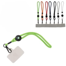 Telefoon polsbandje | Gerecycled polyester | Insteekkaart