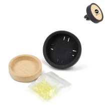 Car vent air refresher | Bamboo | Ø4.2x3.1cm | Lemon scent