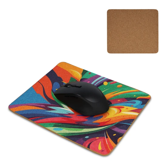 Cork mouse pad | Natural surface | Eco-friendly design | Nature