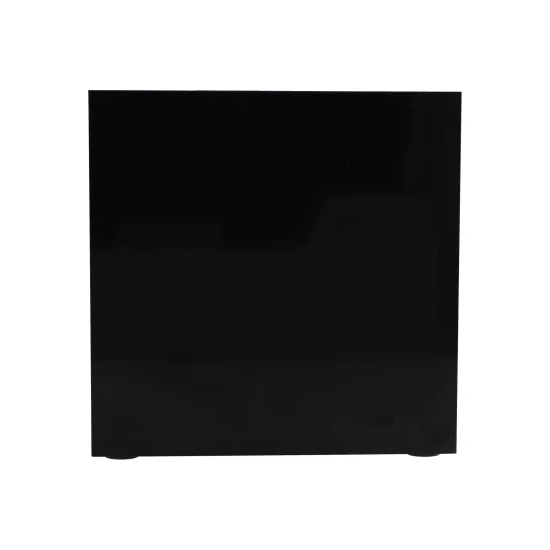 Papierblokdoos | Papier 90g/m² | Ongeveer 800 vel | 10x10x10cm | Met 4 compartimenten | Zwart