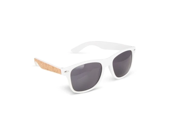 Sunglasses | Cork & Recycled PC | UV400 | Sustainable | White