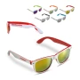 Trendy sunglasses | Mirrored lenses | Two-tone color scheme