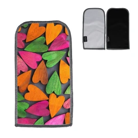 Glass pouch | rPET 400g/m² | Terry weave on the inside | Full-colour printing
