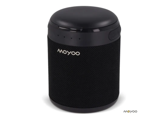 Speaker and earbuds set | ABS | 5W | Speaker's playing time: 14h | Black