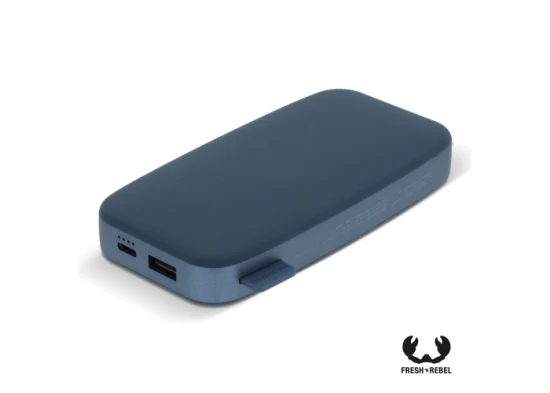 Fresh 'n Rebel powerbank | Plastic | 6.000 mAh | USB-C | Blauwe Duik