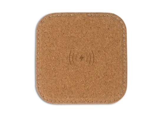 Draadloze oplader | Kurk | 5W | Duurzaam | Natuur