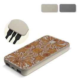 Power bank | ABS and PC | 10000 mAh | 2 USB-A and USB-C