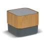 Enceinte Bluetooth | Bambou naturel | 3W | Temps de lecture : 3 heures | Avec lumière d'ambiance