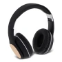 Koptelefoon | Bamboe en kunststof | Bluetooth | Opvouwbaar | Comfortabele oorkussens