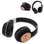 Koptelefoon | Bamboe en kunststof | Bluetooth | Opvouwbaar | Comfortabele oorkussens