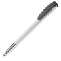 Hard colour ballpen, metal tip | Deniro | Blue ink