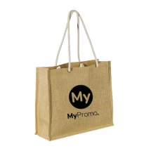 Shopping bag | Jute | 32x38.5cm | Cotton rope handles