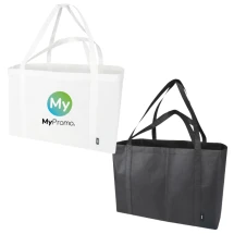 Tote bag | rPET | 65L | Short (24cm) and long handles (37cm) | Full-colour print