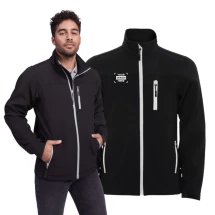 Veste softshell Roly | Polyester & élasthanne | 3 poches zippées | Homme