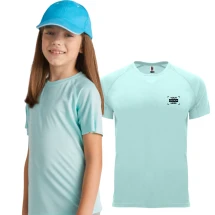T-shirt de sport Roly | Polyester | Manches courtes | Pour enfants