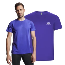 Camiseta de deporte Roly | 50% RP & 50% Poliéster | Cuello redondo | Para hombre