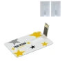 Memoria USB | 8GB | Forma de tarjeta de crédito | Impresión a todo color en toda la superficie