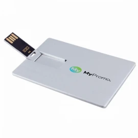 Custom-made USB stick | Metal | Credit card | 90mmx54mm | 16GB I Prices may vary due to global market conditions