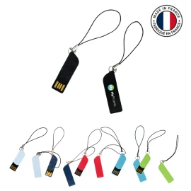 USB stick | PLA | Can be attached to a keyring | 4GB | Sustainable | Made in France