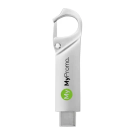 USB-Stick 3.0 | Zinklegierung | Karabiner | Typ C