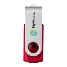 USB-Stick 3.0 | Kunststoff & Aluminium | Transparent | Drehbar