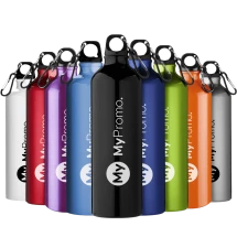 Wasserflasche | Aluminium | 770 ml | Mit Karabiner | Bestseller