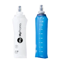 Opvouwbare waterfles | Flexibel TPU | 500 ml | Met draaglus