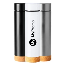 Thermosfles | Stalen en kurken basis | 460 ml | Met filter