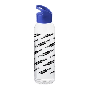 Water bottle | Tritan | 650ml | Transparent | Built-in carrying handle | BPA-free | Bestseller
