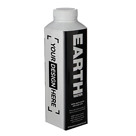 Bouteille EARTH Water | Carton | 500 ml | 89% de matières végétales
