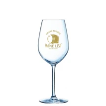 Wijnglas met steel | Slank en elegant silhouet | Helder glas | 350ml