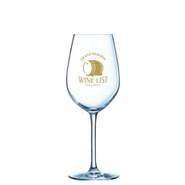 Copa de vino con tallo | Silueta esbelta y elegante | Vidrio transparente | 350ml