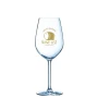 Weinglas mit Stiel | Schlanke, elegante Silhouette | Klares Glas | 350ml.
