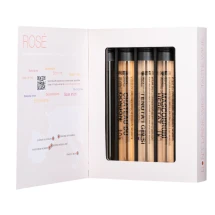 Geschenkdoos rosé | Glas tube | Gemaakt in Frankrijk, Spanje en Italië | 5 x 100 ml