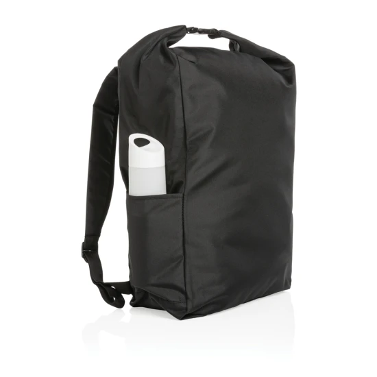 Backpack | RPET | Rolltop | Leightweight | black